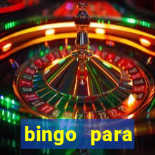 bingo para despedida de solteira para imprimir